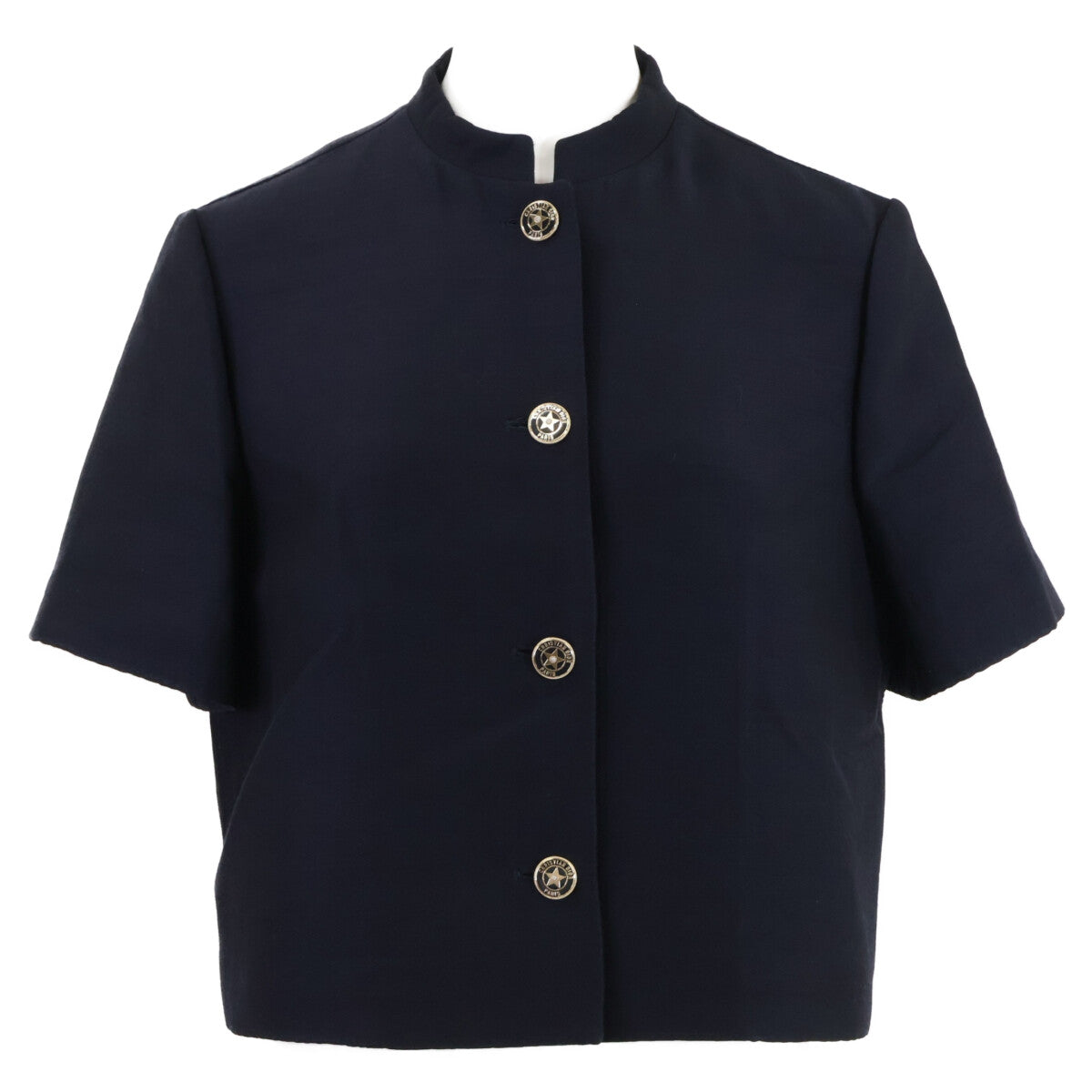 Christian Dior クリスチャンディオール 【美品/国内正規】321V31A1304 裏地オブリーク ロゴスターボタン 半袖ジャケット ジャケット