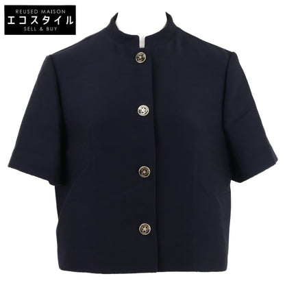Christian Dior クリスチャンディオール 【美品/国内正規】321V31A1304 裏地オブリーク ロゴスターボタン 半袖ジャケット ジャケット
