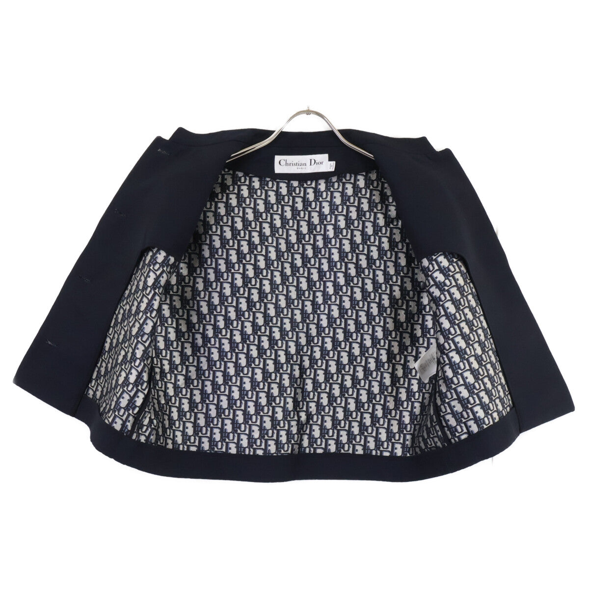 Christian Dior クリスチャンディオール 【美品/国内正規】321V31A1304 裏地オブリーク ロゴスターボタン 半袖ジャケット ジャケット