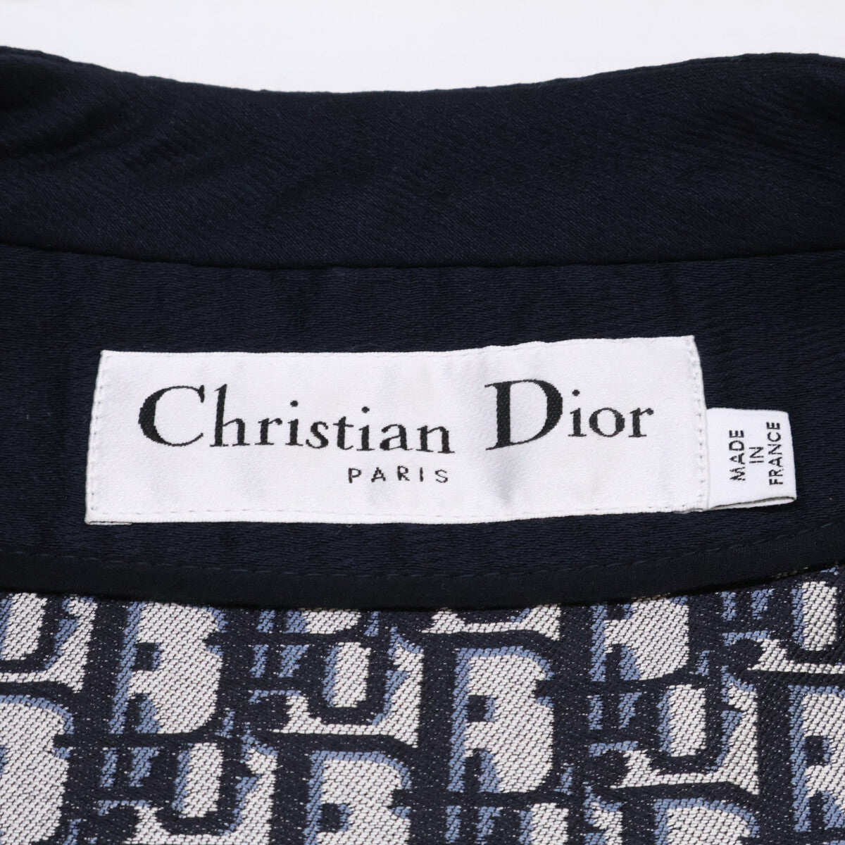 Christian Dior クリスチャンディオール 【美品/国内正規】321V31A1304 裏地オブリーク ロゴスターボタン 半袖ジャケット ジャケット