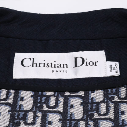 Christian Dior クリスチャンディオール 【美品/国内正規】321V31A1304 裏地オブリーク ロゴスターボタン 半袖ジャケット ジャケット