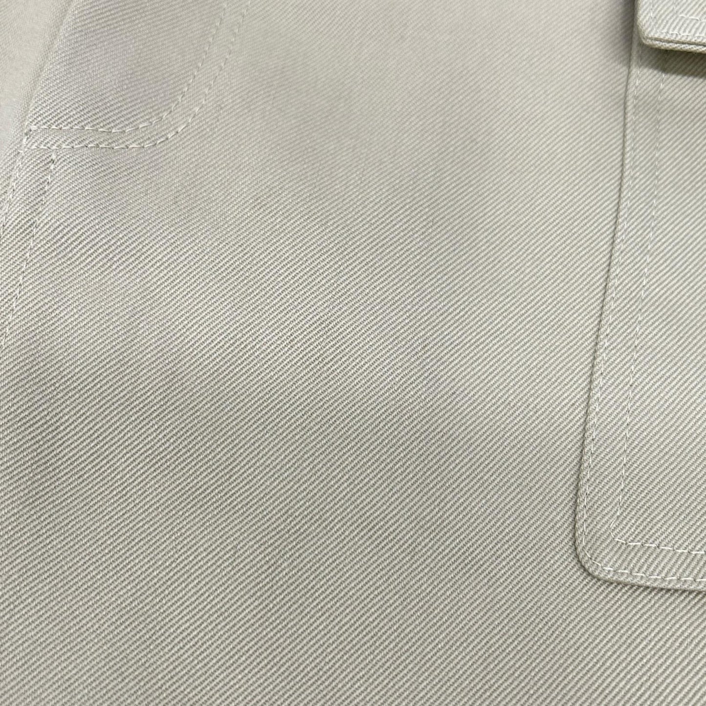 CELINE セリーヌ 2J608092D ベージュ ミリタリー トラペーズミニスカート スカート