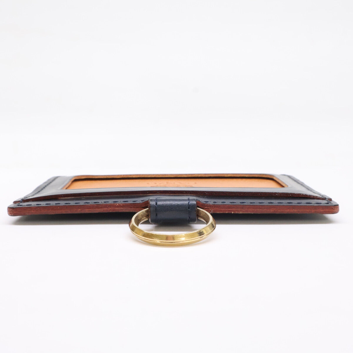 GANZO ガンゾ 【美品】57655 THIN BRIDLE シンブライドル IDケース カードケース