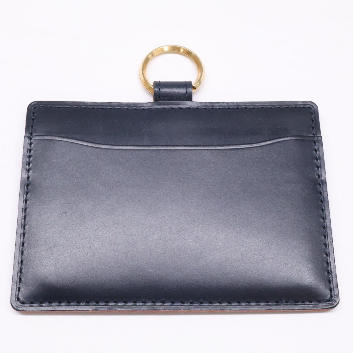 GANZO ガンゾ 【美品】57655 THIN BRIDLE シンブライドル IDケース カードケース