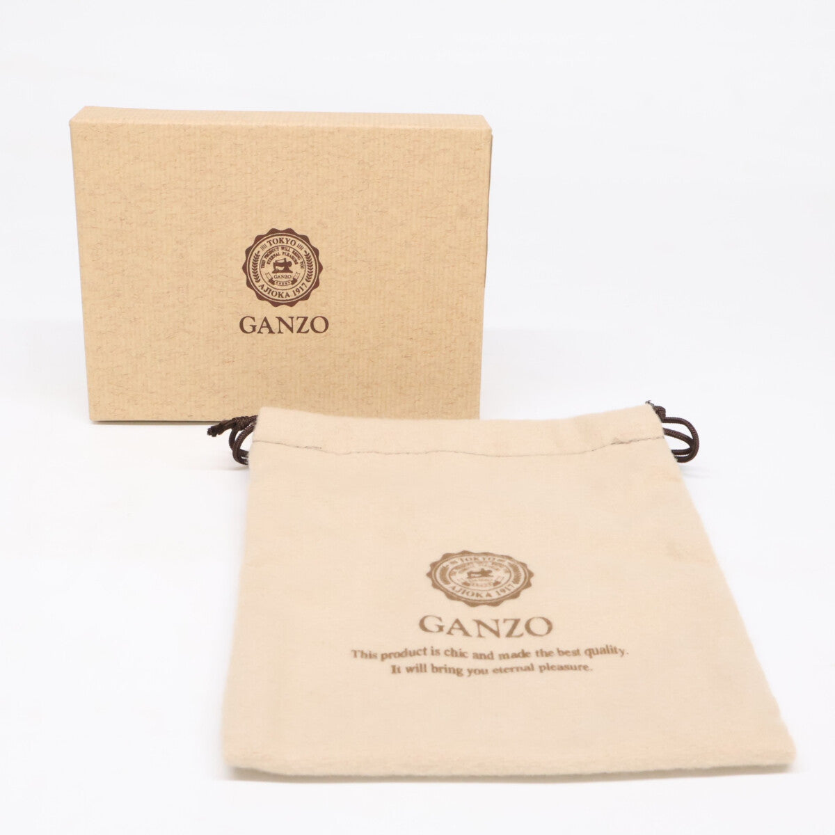 GANZO ガンゾ 【美品】57655 THIN BRIDLE シンブライドル IDケース カードケース