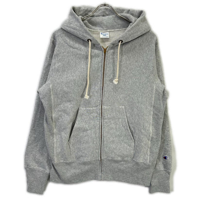 Champion チャンピオン C3-Y134 グレー Reverse Weave Zip Hooded Sweat ジップフーディ トップス