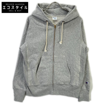 Champion チャンピオン C3-Y134 グレー Reverse Weave Zip Hooded Sweat ジップフーディ トップス