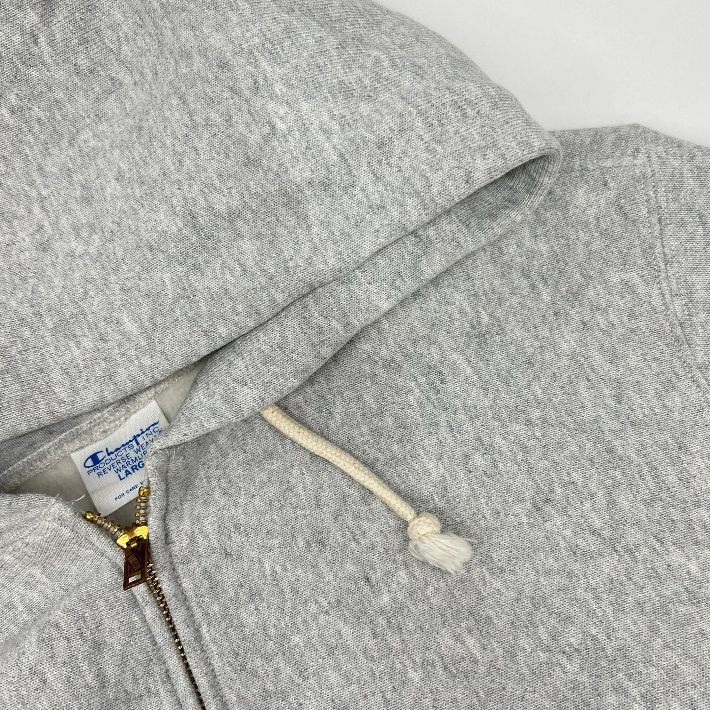 Champion チャンピオン C3-Y134 グレー Reverse Weave Zip Hooded Sweat ジップフーディ トップス