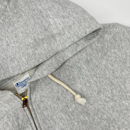 Champion チャンピオン C3-Y134 グレー Reverse Weave Zip Hooded Sweat ジップフーディ トップス