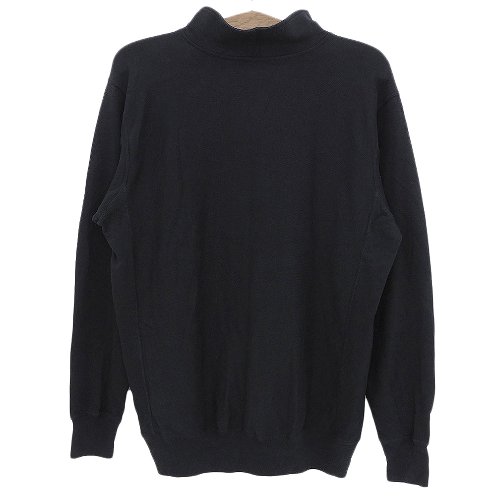 Champion チャンピオン REVERSE WEAVE HALF ZIP SWEATSHIRT プルオーバースウェット トップス メンズ ブラック L C3-Z005 トップス