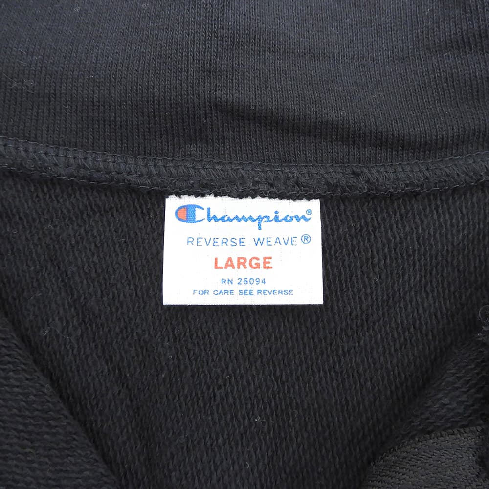 Champion チャンピオン REVERSE WEAVE HALF ZIP SWEATSHIRT プルオーバースウェット トップス メンズ ブラック L C3-Z005 トップス