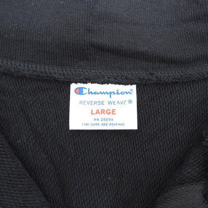 Champion チャンピオン REVERSE WEAVE HALF ZIP SWEATSHIRT プルオーバースウェット トップス メンズ ブラック L C3-Z005 トップス