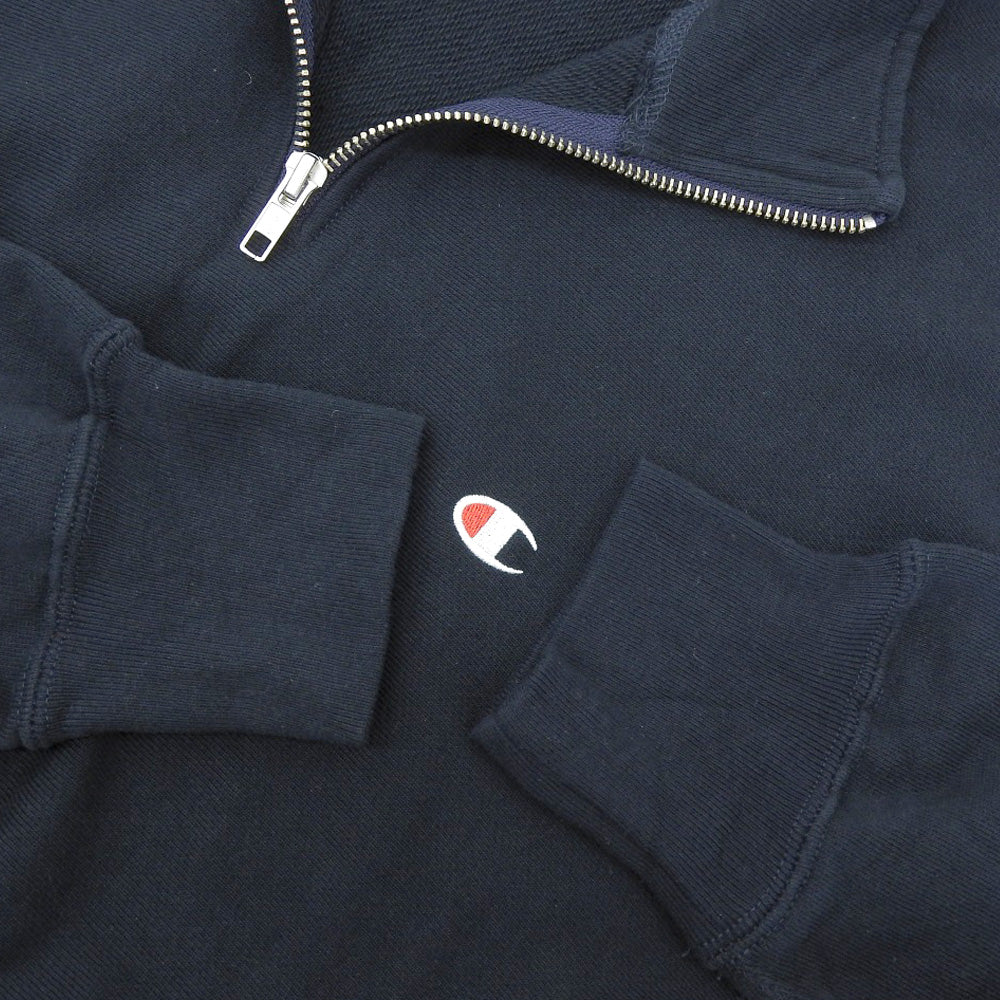 Champion チャンピオン REVERSE WEAVE HALF ZIP SWEATSHIRT プルオーバースウェット トップス メンズ ネイビー L C3-Z005 トップス