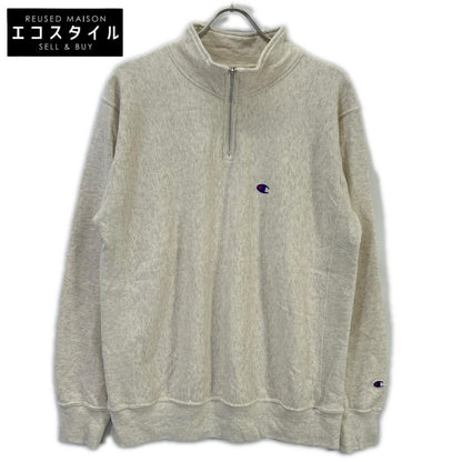 Champion チャンピオン C3-Z005 ホワイト REVERSE WEAVE HALF ZIP SWEATSHIRT プルオーバースウェット トップス