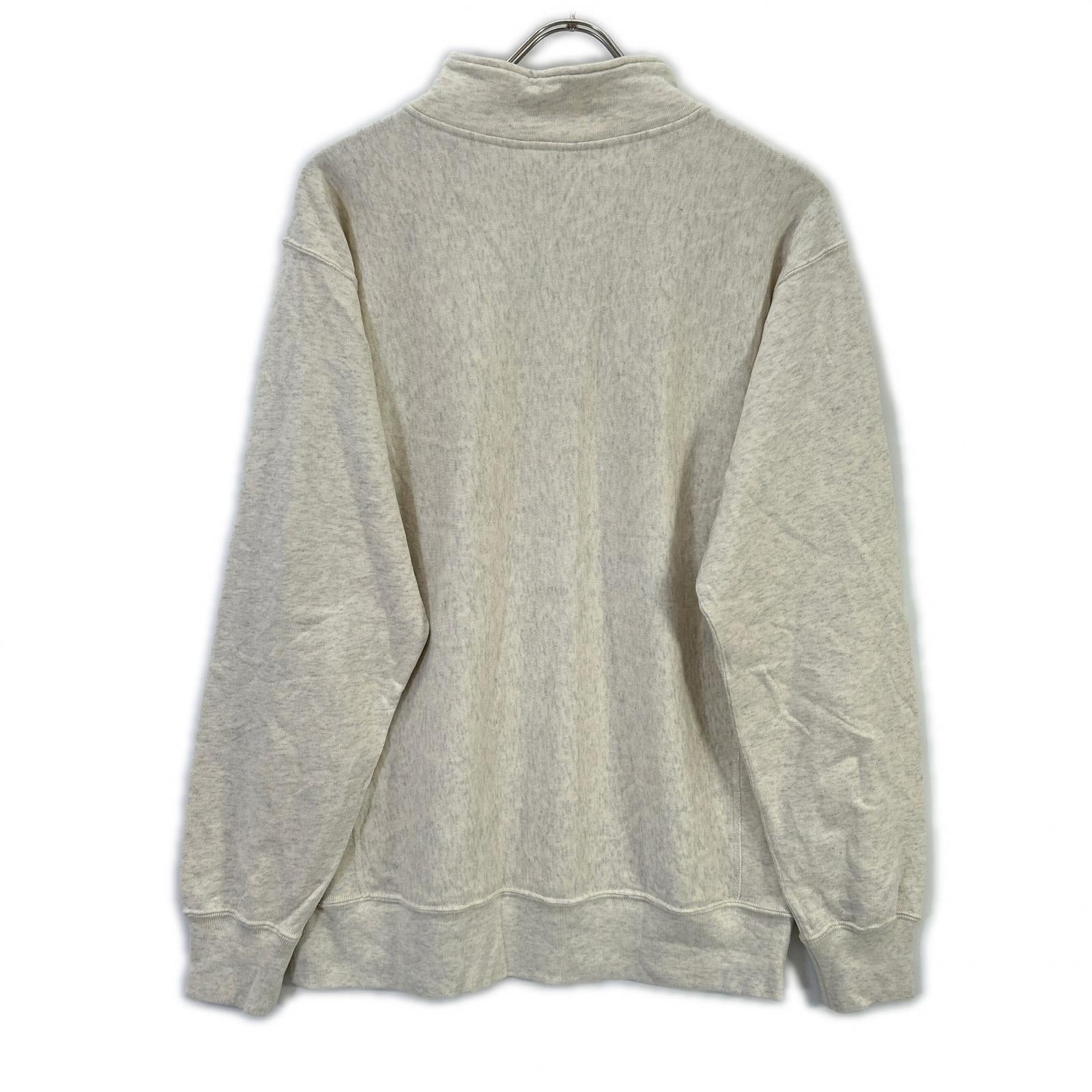 Champion チャンピオン C3-Z005 ホワイト REVERSE WEAVE HALF ZIP SWEATSHIRT プルオーバースウェット トップス