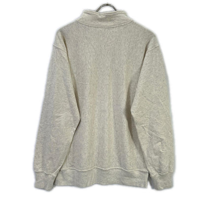 Champion チャンピオン C3-Z005 ホワイト REVERSE WEAVE HALF ZIP SWEATSHIRT プルオーバースウェット トップス