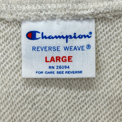 Champion チャンピオン C3-Z005 ホワイト REVERSE WEAVE HALF ZIP SWEATSHIRT プルオーバースウェット トップス