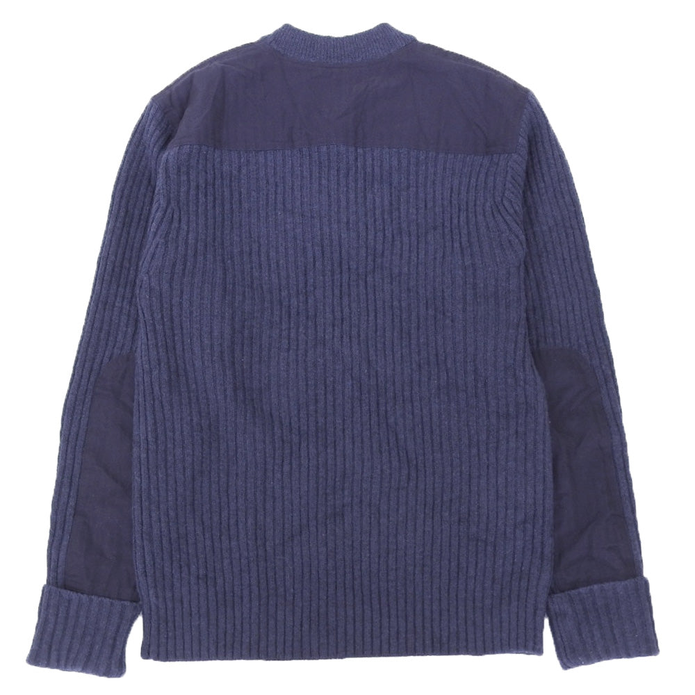L.L.Bean エルエルビーン コマンドセーター メリノウール100% ヘンリーネックニット トップス メンズ ブルー M-REG 228198 トップス