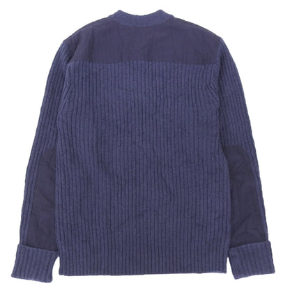 L.L.Bean エルエルビーン コマンドセーター メリノウール100% ヘンリーネックニット トップス メンズ ブルー M-REG 228198 トップス