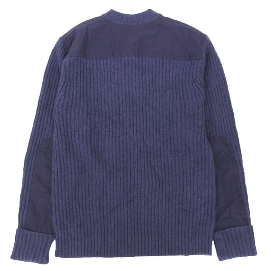 L.L.Bean エルエルビーン コマンドセーター メリノウール100% ヘンリーネックニット トップス メンズ ブルー M-REG 228198 トップス