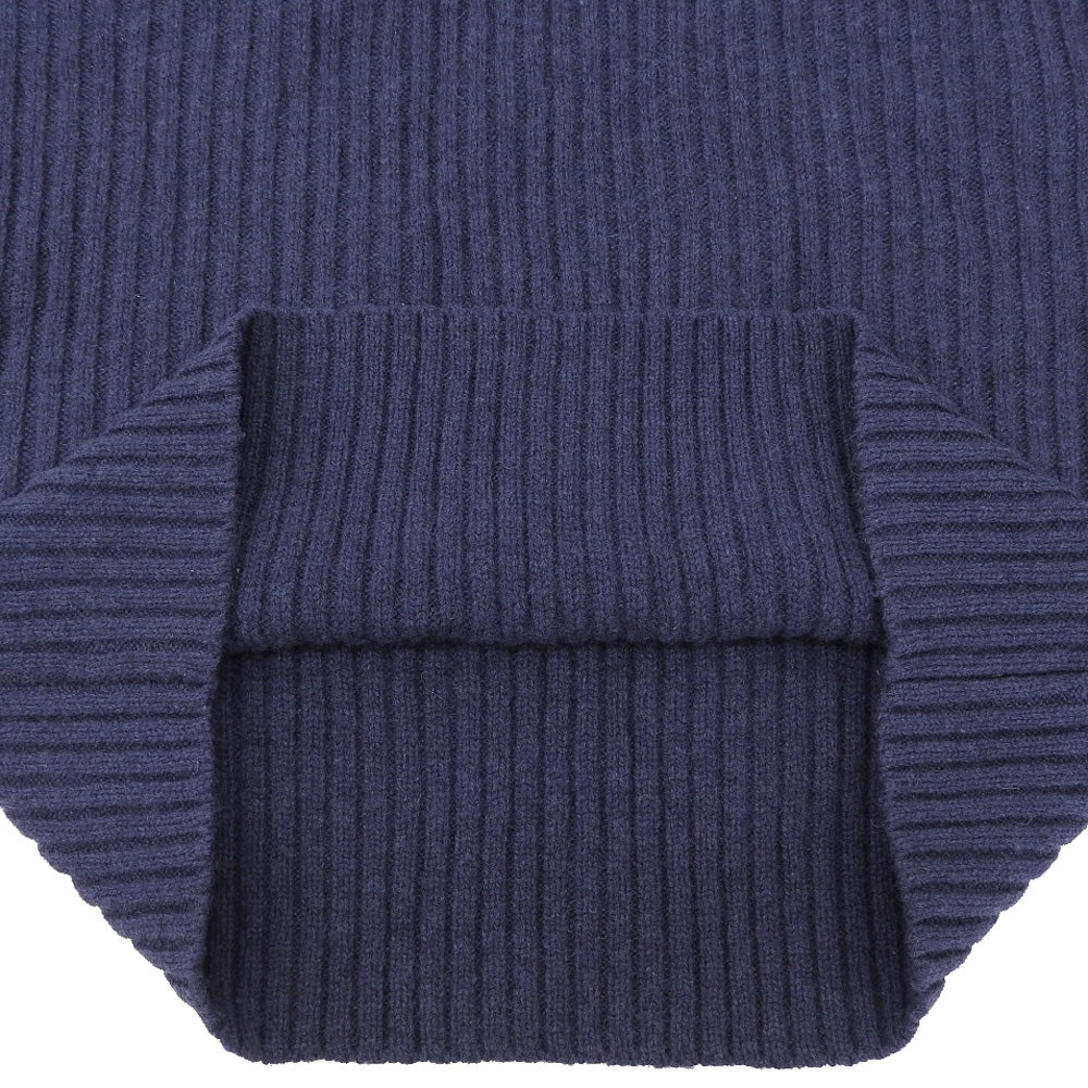 L.L.Bean エルエルビーン コマンドセーター メリノウール100% ヘンリーネックニット トップス メンズ ブルー M-REG 228198 トップス
