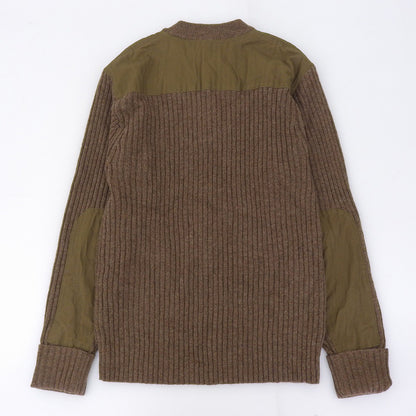 L.L.Bean エルエルビーン コマンドセーター メリノウール100% ヘンリーネックニット トップス メンズ ブラウン M-REG 228198 トップス