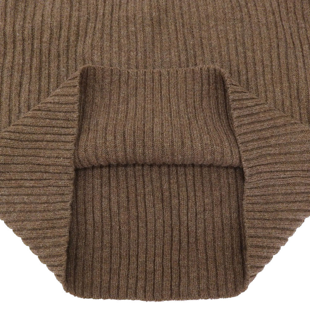 L.L.Bean エルエルビーン コマンドセーター メリノウール100% ヘンリーネックニット トップス メンズ ブラウン M-REG 228198 トップス