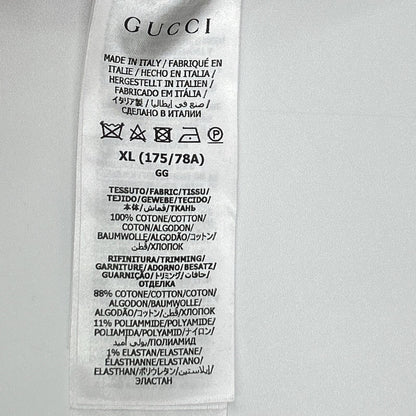 GUCCI グッチ ×アディダス 705767 XKCF8 レッド×ホワイト シルク混 3ストライプ レースプリーツニットワイドパンツ ボトムス