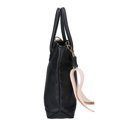 YOUNG＆OLSEN ヤングアンドオルセン EMBOSSED LEATHER HAVERSAC シボレザー 2WAYショルダー ハンドバッグ