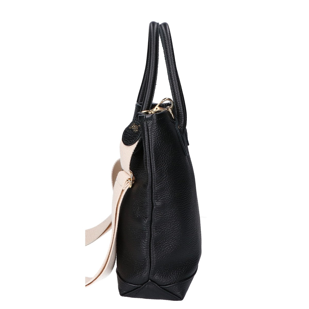 YOUNG＆OLSEN ヤングアンドオルセン EMBOSSED LEATHER HAVERSAC シボレザー 2WAYショルダー ハンドバッグ