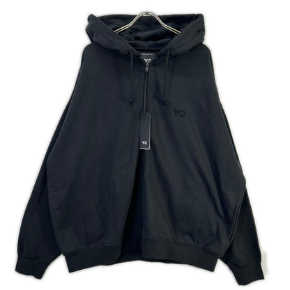 Y-3 ワイスリー KA3107 25年製 ブラック Brushed Terry Zip Hoodie ブラッシュドテリー ジップフーディー ジャケット