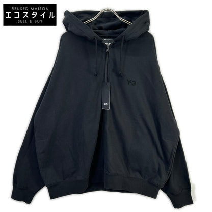 Y-3 ワイスリー KA3107 25年製 ブラック Brushed Terry Zip Hoodie ブラッシュドテリー ジップフーディー ジャケット