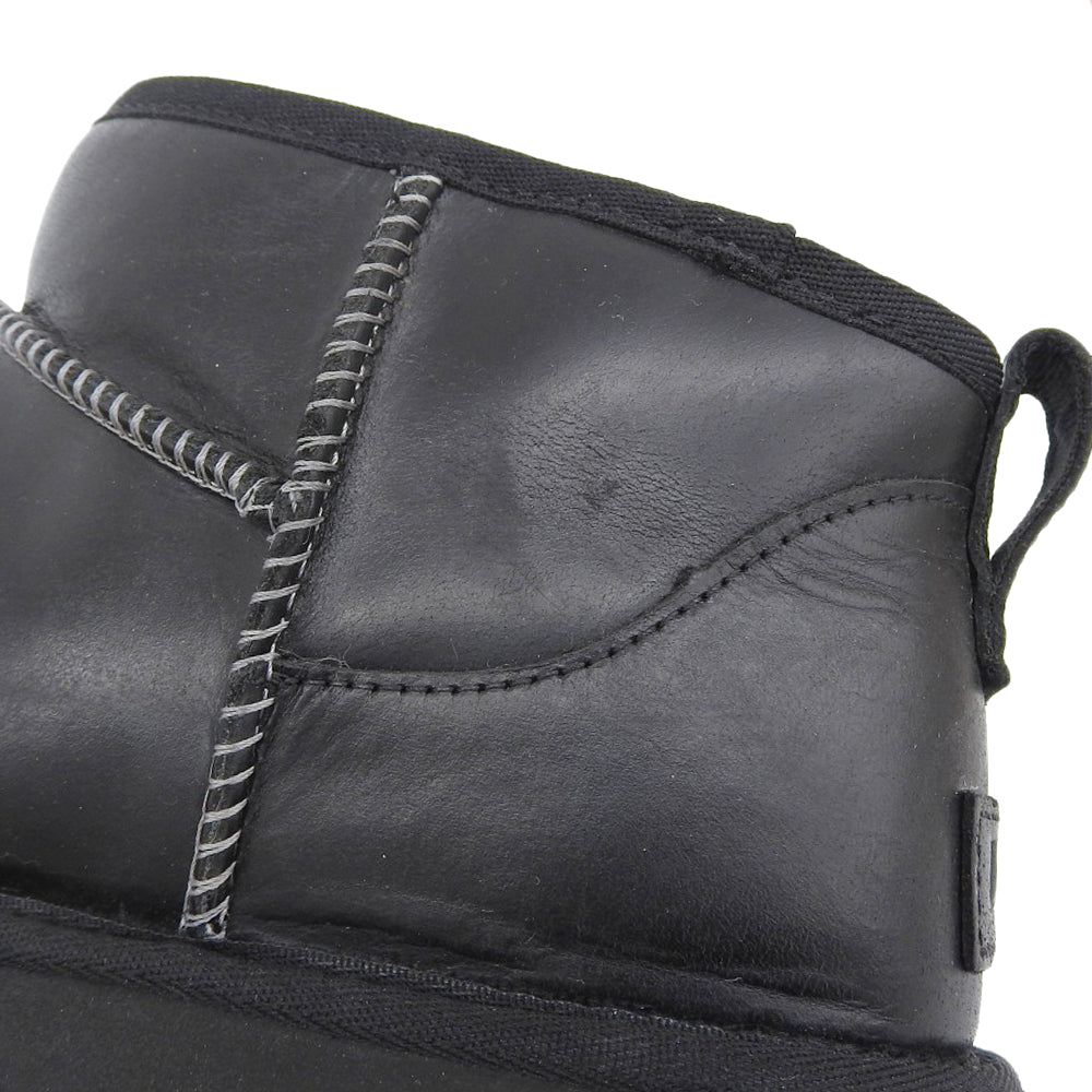 UGG アグ Classic Ultra Mini LTHR Regen リゲンブーツ シューズ メンズ レザー ブラック 29cm 1158191 シューズ