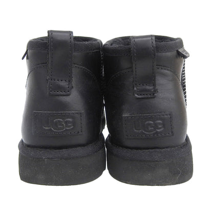 UGG アグ Classic Ultra Mini LTHR Regen リゲンブーツ シューズ メンズ レザー ブラック 29cm 1158191 シューズ