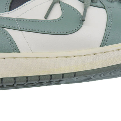 NIKE ナイキ 新品同様 JADE SMOKE グリーン AIR JORDAN 1 MID シューズ メンズ セイル/ジェイドスモーク 29cm BQ6472-130 シューズ