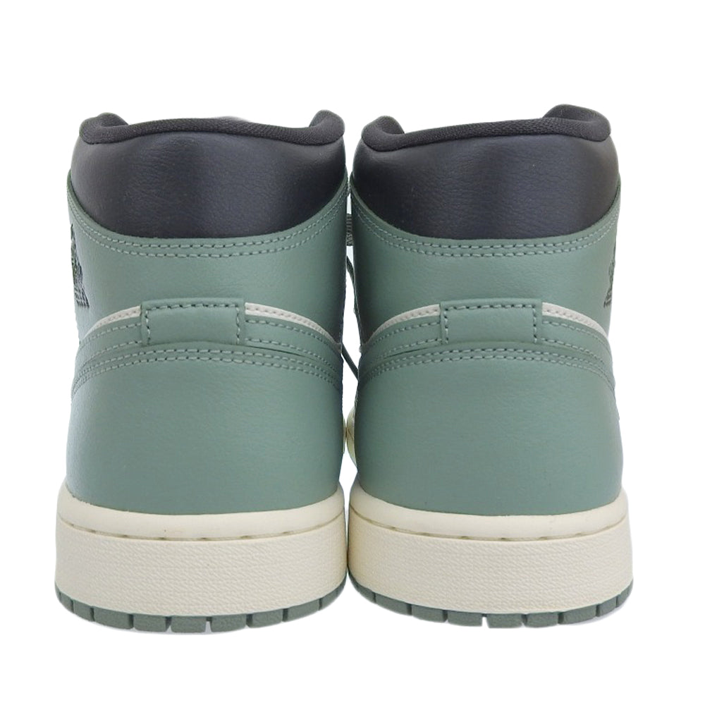 NIKE Nike Like New JADE SMOKE Green AIR JORDAN 1 MID Shoes Men's Sail/Jade Smoke 29cm BQ6472-130 Shoes