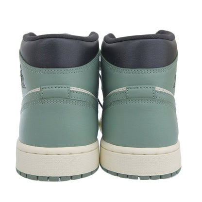 NIKE Nike Like New JADE SMOKE Green AIR JORDAN 1 MID Shoes Men's Sail/Jade Smoke 29cm BQ6472-130 Shoes