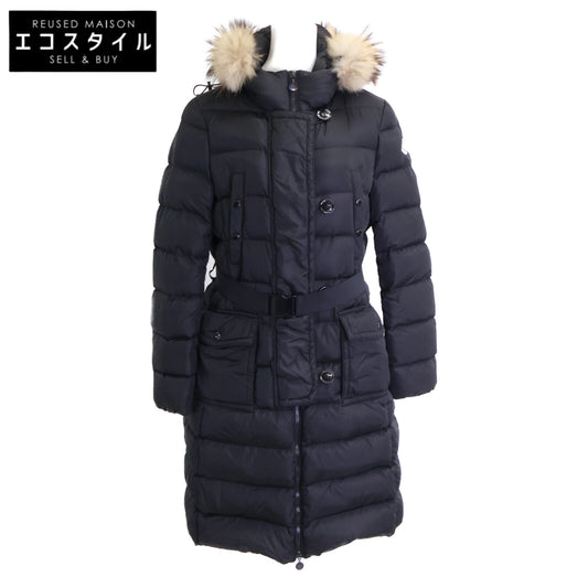 MONCLER モンクレール GENEVRIER ジェノブリエ ベルト/ファー付 フーディダウン コート