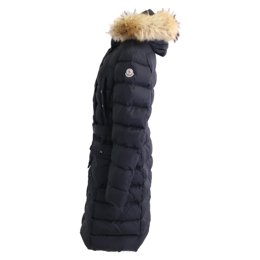 MONCLER モンクレール GENEVRIER ジェノブリエ ベルト/ファー付 フーディダウン コート