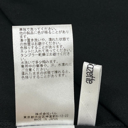 Whim Gazette ウィムガゼット 25SS ブラック カットジョーゼットワンピース ワンピース