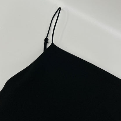 Whim Gazette ウィムガゼット 25SS ブラック カットジョーゼットワンピース ワンピース