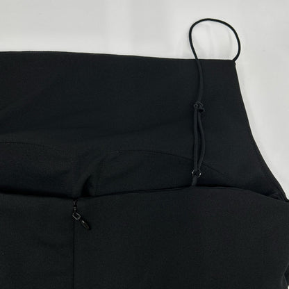 Whim Gazette ウィムガゼット 25SS ブラック カットジョーゼットワンピース ワンピース