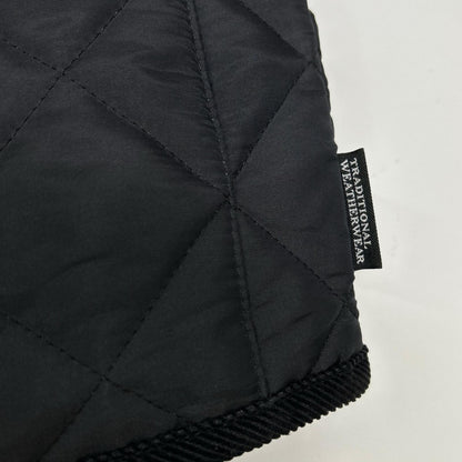 TRADITIONAL WEATHERWEAR トラディショナルウェザーウェア G232APQCO0326AA Black Corduroy-Collar Quilted Jacket Jacket