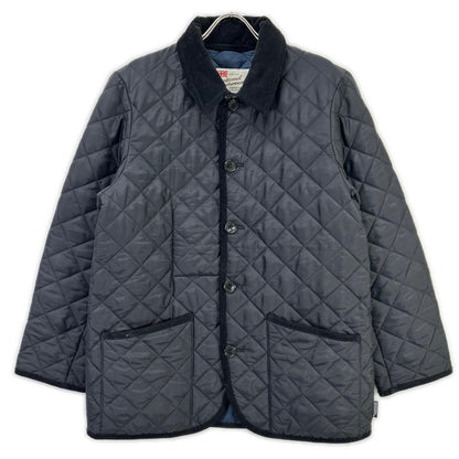 TRADITIONAL WEATHERWEAR トラディショナルウェザーウェア G232APQCO0326AA Black Corduroy-Collar Quilted Jacket Jacket