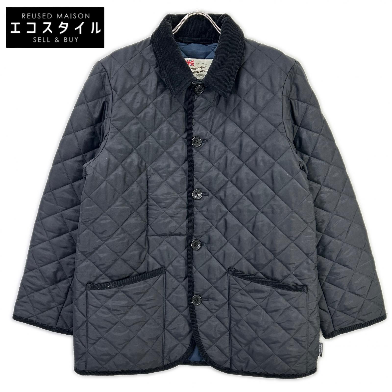 TRADITIONAL WEATHERWEAR トラディショナルウェザーウェア G232APQCO0326AA ブラック コーデュロイカラー キルティングジャケット ジャケット