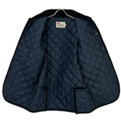 TRADITIONAL WEATHERWEAR トラディショナルウェザーウェア G232APQCO0326AA Black Corduroy-Collar Quilted Jacket Jacket