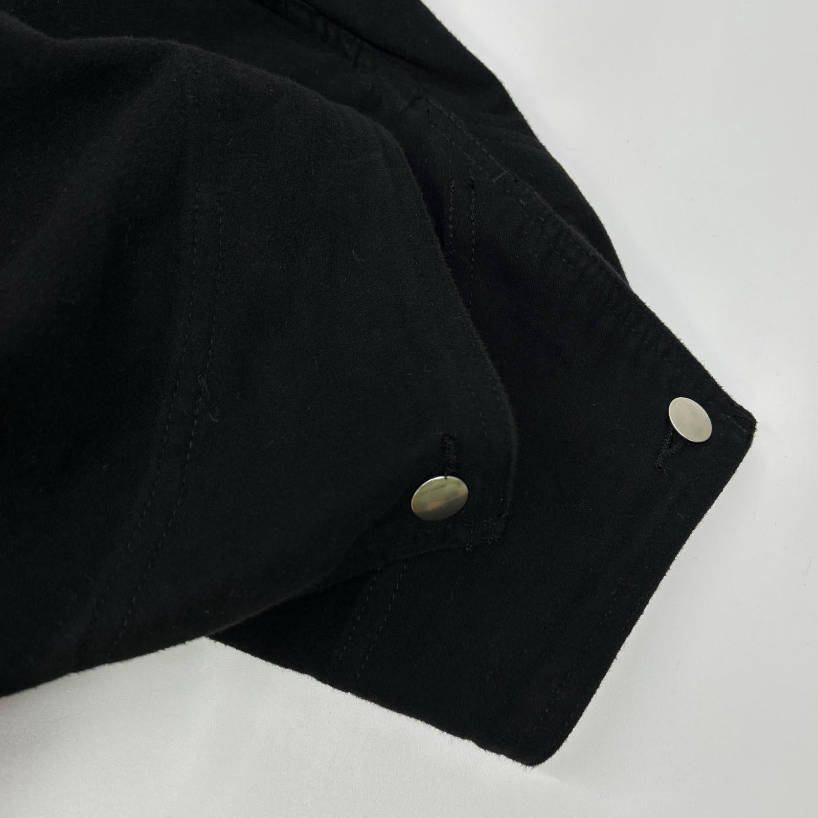 FOLL フォル 24年製 24-011-684-0006-3-0 ブラック cocoon moleskin ユーティリティ ジャケット ジャケット