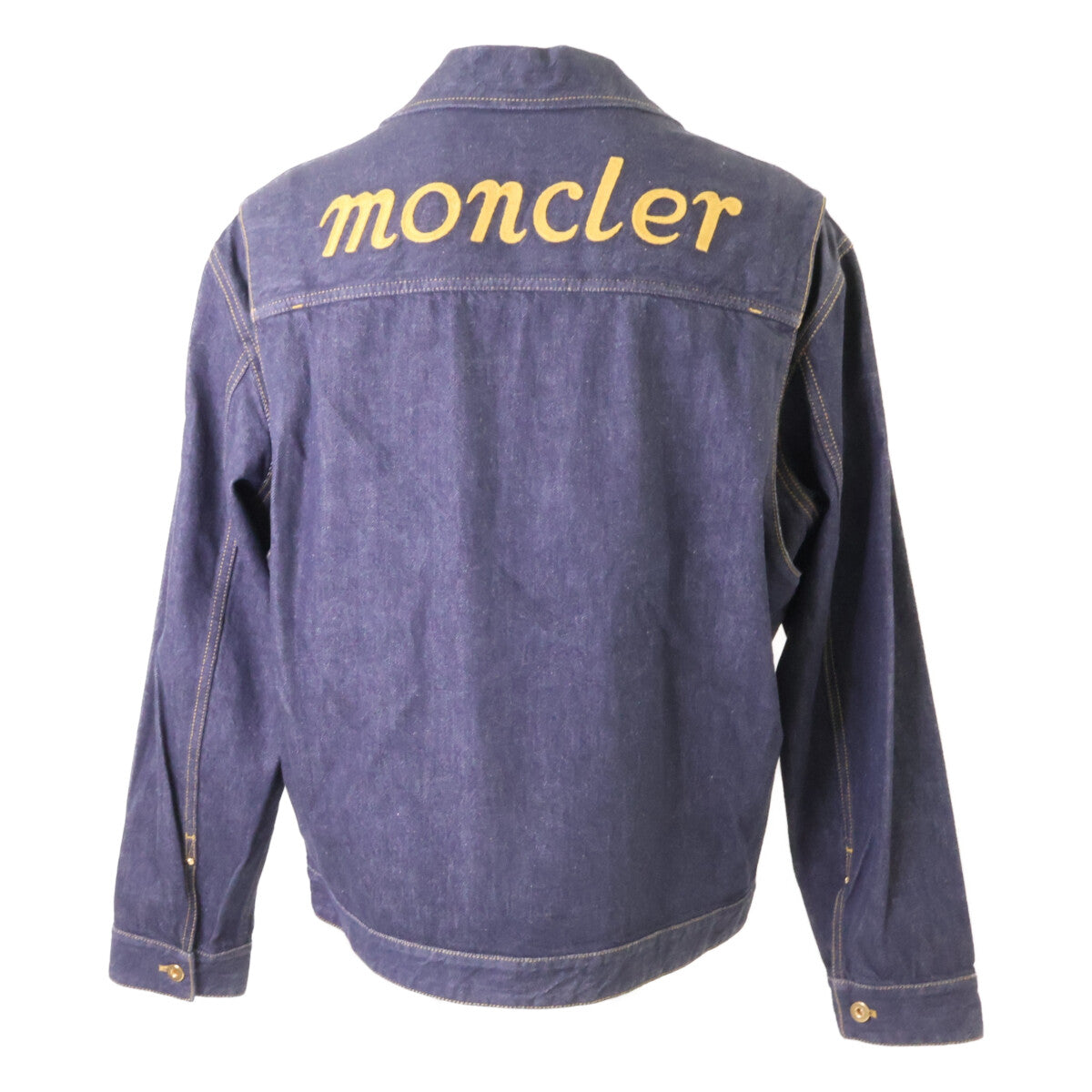 MONCLER モンクレール GENIUS x MERCEDES-BENZ BY NIGO 新品同様 25SS NEPIT JACKET ロゴ刺繍 ウォッシュドデニムジャケット ジャケット