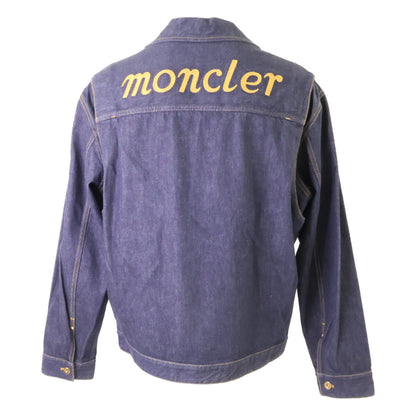 MONCLER モンクレール GENIUS x MERCEDES-BENZ BY NIGO 新品同様 25SS NEPIT JACKET ロゴ刺繍 ウォッシュドデニムジャケット ジャケット