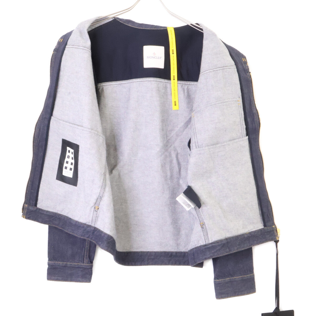 MONCLER モンクレール GENIUS x MERCEDES-BENZ BY NIGO 新品同様 25SS NEPIT JACKET ロゴ刺繍 ウォッシュドデニムジャケット ジャケット